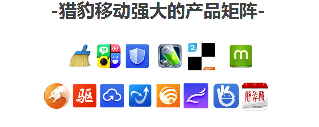 獵豹推廣的推廣矩陣