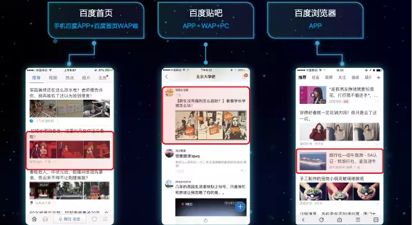 百度信息流推廣廣告樣式展示