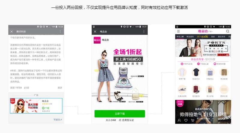 微信公眾賬號(hào)廣告之移動(dòng)應(yīng)用推廣展現(xiàn)樣式