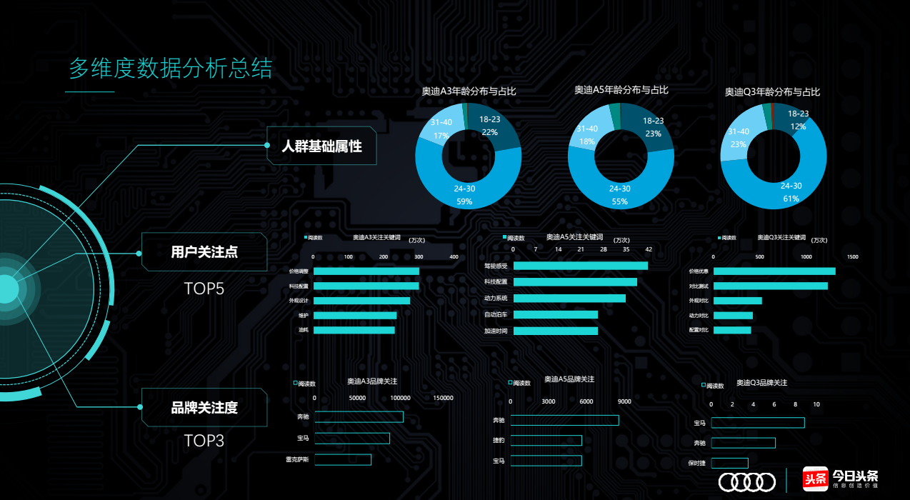 快手奧迪多維度數據分析總結