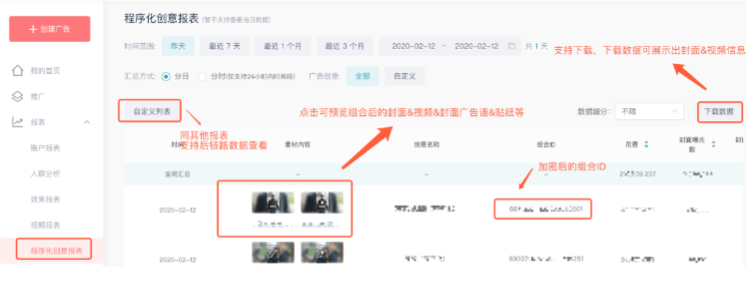 程序化創意報表