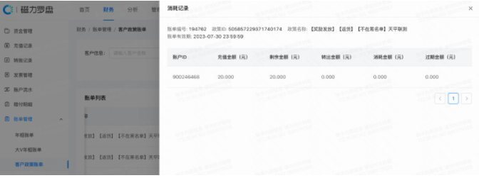 消耗記錄