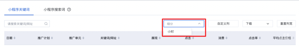 細分數據