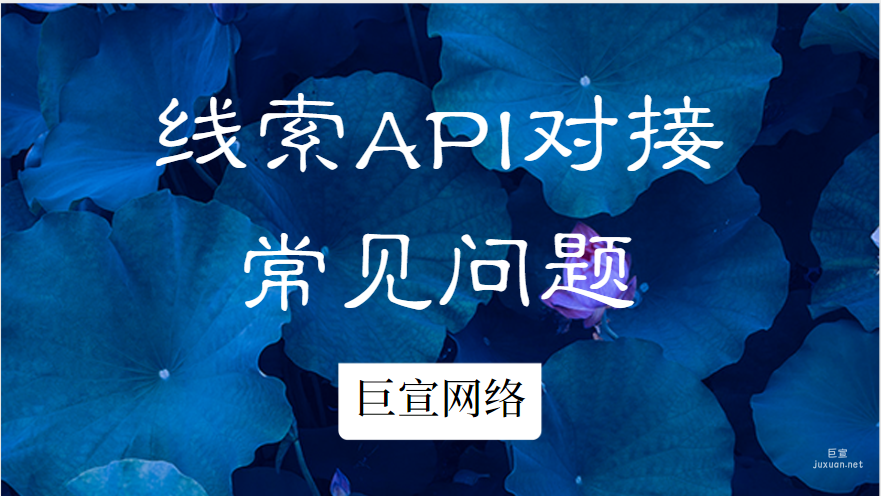 線索API對接常見問題