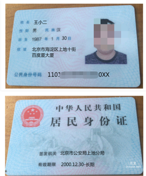 身份證照片