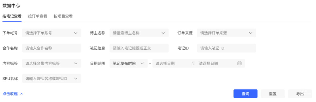 小紅書廣告數據中心