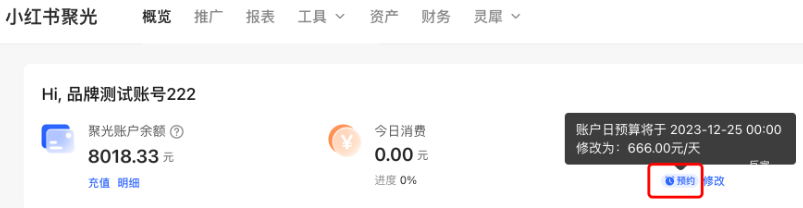 小紅書廣告賬戶測試