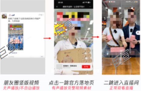 騰訊廣告平臺蹊徑建站 騰訊廣告平臺蹊徑建站   1、更豐富的營銷互動組件  落地頁編輯器支持十余種轉化功能組件的配置，能夠滿足各行業不同推廣目標和審美下的建站需求。    騰訊廣告蹊徑建站有豐富的互動組件 騰訊廣告蹊徑建站有豐富的互動組件   2、更全面的數據洞察報告  數據洞察模塊直觀展示轉化數據，同時支持將廣告數據反哺頁面熱力分析、頁面診斷、體驗分等能力，助力廣告主優化廣告頁面和投放鏈路，提升廣告轉化效果。    騰訊廣告蹊徑落地頁數據分析 騰訊廣告蹊徑落地頁數據分析   3、更便捷的全流量通投能力  落地頁在騰訊廣告全流量可投，無需為不同流量渠道重復制作流程。    4、更流暢的廣告體驗  落地頁在微信流量下使用原生播放效果，提供更流暢的廣告瀏覽與跳轉體驗，轉化效果更優。    5、常見QA  ① 誰能應用？  官方落地頁在非微流量相關產品能力預計在8月內完成升級，9月起廣告主可在全流量應用官方落地頁投放。建議廣告主優先在微信流量測試官方落地頁，非微流量優先應用原生推廣頁。    ② 需要開白嗎？是否會影響使用已發布的原生/蹊徑頁？  目前產品能力已全量無需開白，平臺預計在9月關閉原生落地頁&蹊徑落地頁編輯器，廣告主將無法在原生/蹊徑推廣頁平臺進行落地頁創建、編輯等操作；歷史發布的原生/蹊徑落地頁資產會保留，并支持持續投放。    二、投放技巧，高效起量 我們總結了過去一個月中的兩個優秀投放案例，供各位商家探索獲客起量新解法。    1、PCAD 流量拓展新案例  生鮮菌菇客戶低成本拓展PCAD版位帶來穩定增量，有效拉新同時實現高ROI達成    （1）為什么要拓展PCAD版位? ●低成本高轉化拓量 ●老素材新流量延續拿量周期 ●年輕客群探索 ●官方額外扶持護航  生鮮菌菇行業客戶拓量騰訊PCAD版位 生鮮菌菇行業客戶拓量騰訊PCAD版位   2、直播X朋友圈二跳新案例  朋友圈二跳直播間鏈路上線，競價cpm及廣告條均消耗提升2倍！  （1）二跳鏈路示意：朋友圈豎版視頻引流直播間、小程序直購時，用戶點擊外層后先一跳進入官方落地頁觀看完整有聲視頻，再點擊二跳進入直播間。    image.png  微信朋友圈廣告二跳鏈路示意圖