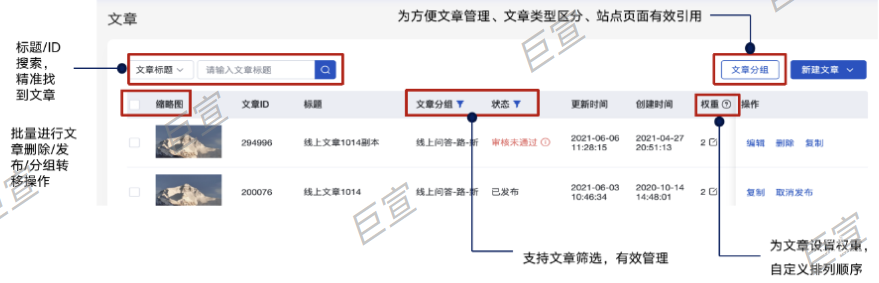 百度廣告基木魚建站內容組件【焦點文章】詳細介紹！